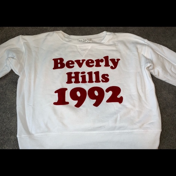 Wildfox Beverly Hills Hills Sweatshirt Size XS - Picture 3 of 6